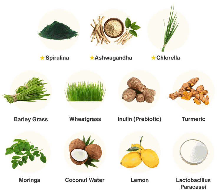 Pure Vitality Blend ingredients