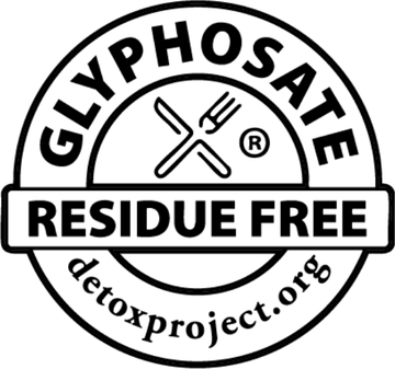 Glyphosate residue free badge