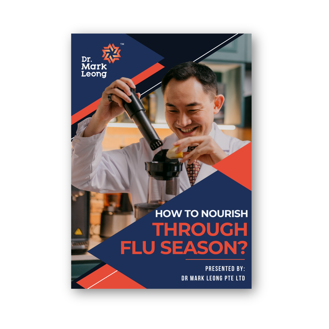 How to nourish through flu season guide book cover