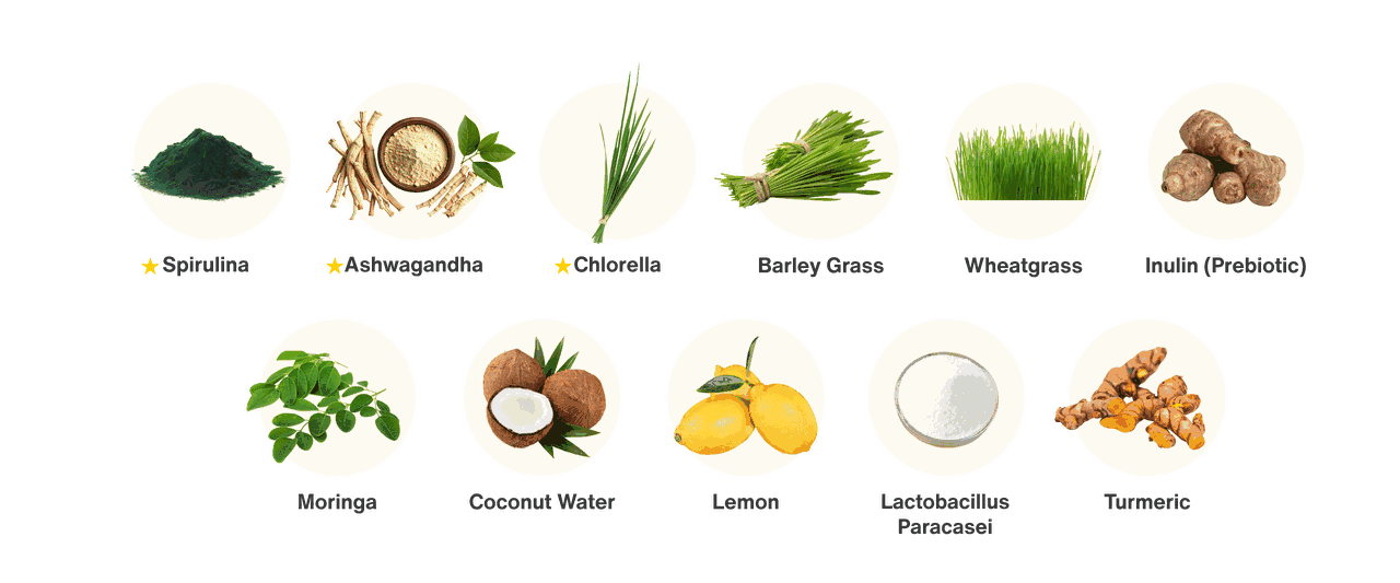 Pure Vitality Blend ingredients