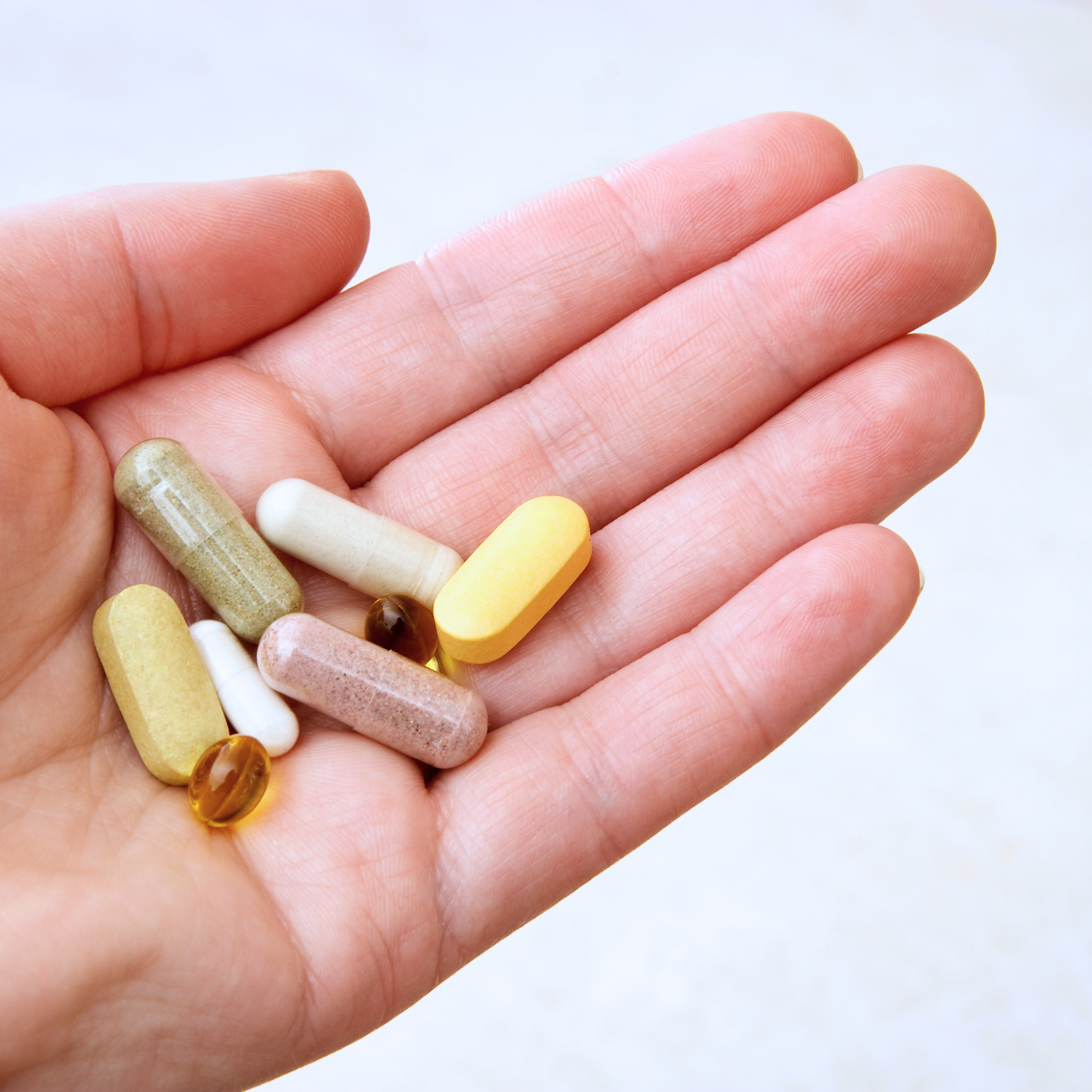 You take your supplements.